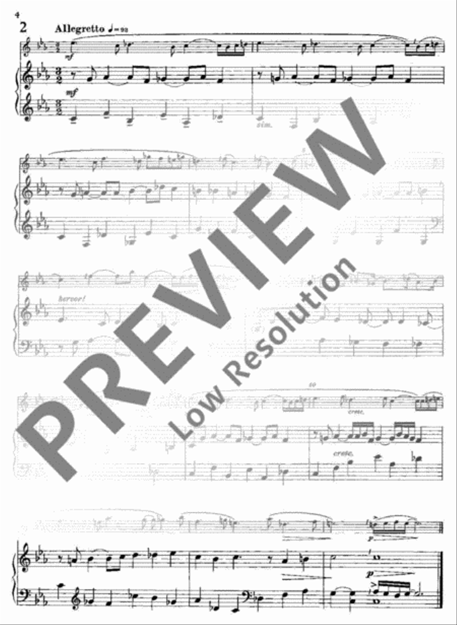 Sonatina giocosa Clarinet Solo scores gallery preview page 5