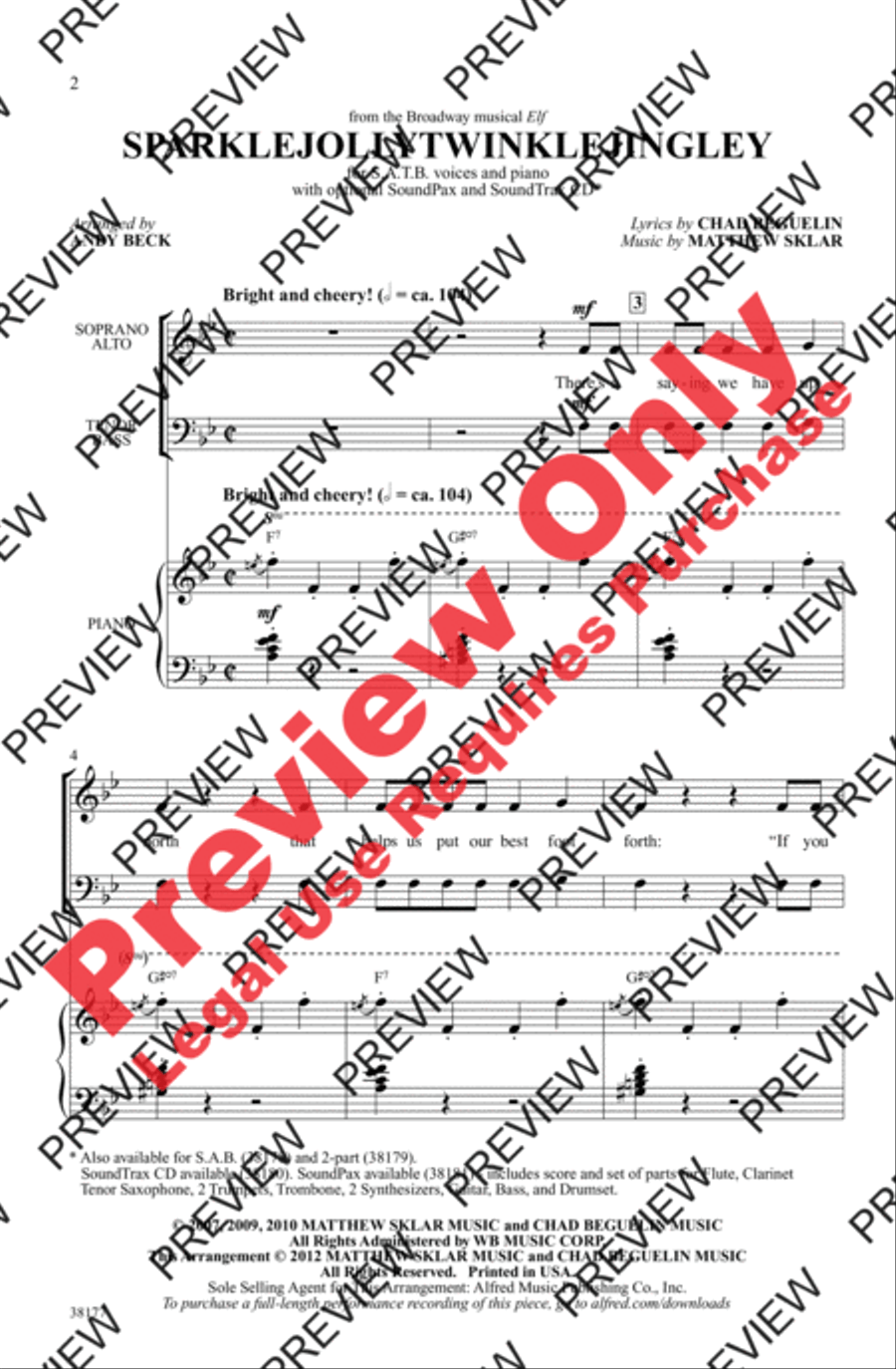 Sparklejollytwinklejingley 4-Part scores gallery preview page 2