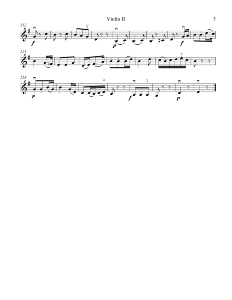 Sonatina Op. 20 #1 String Trio scores gallery preview page 6