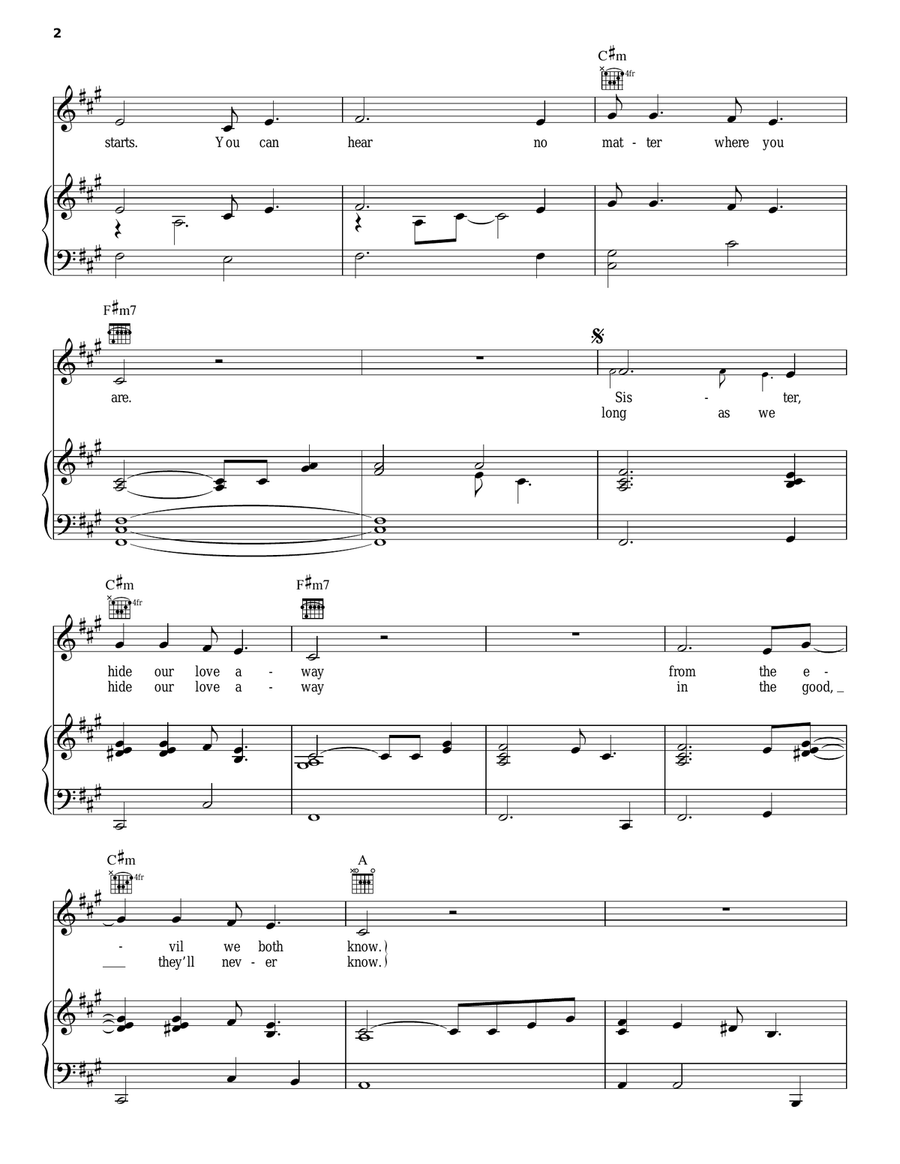 Dark Days Dark Days Piano, Vocal, Guitar scores gallery preview page 2