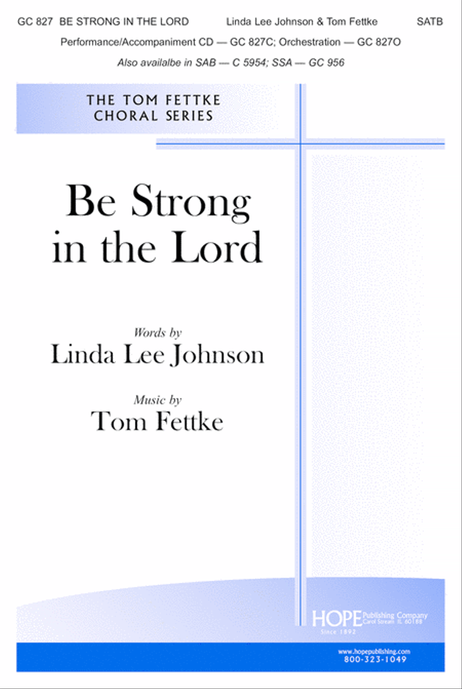 Be Strong in the Lord 4-Part scores gallery preview page 2