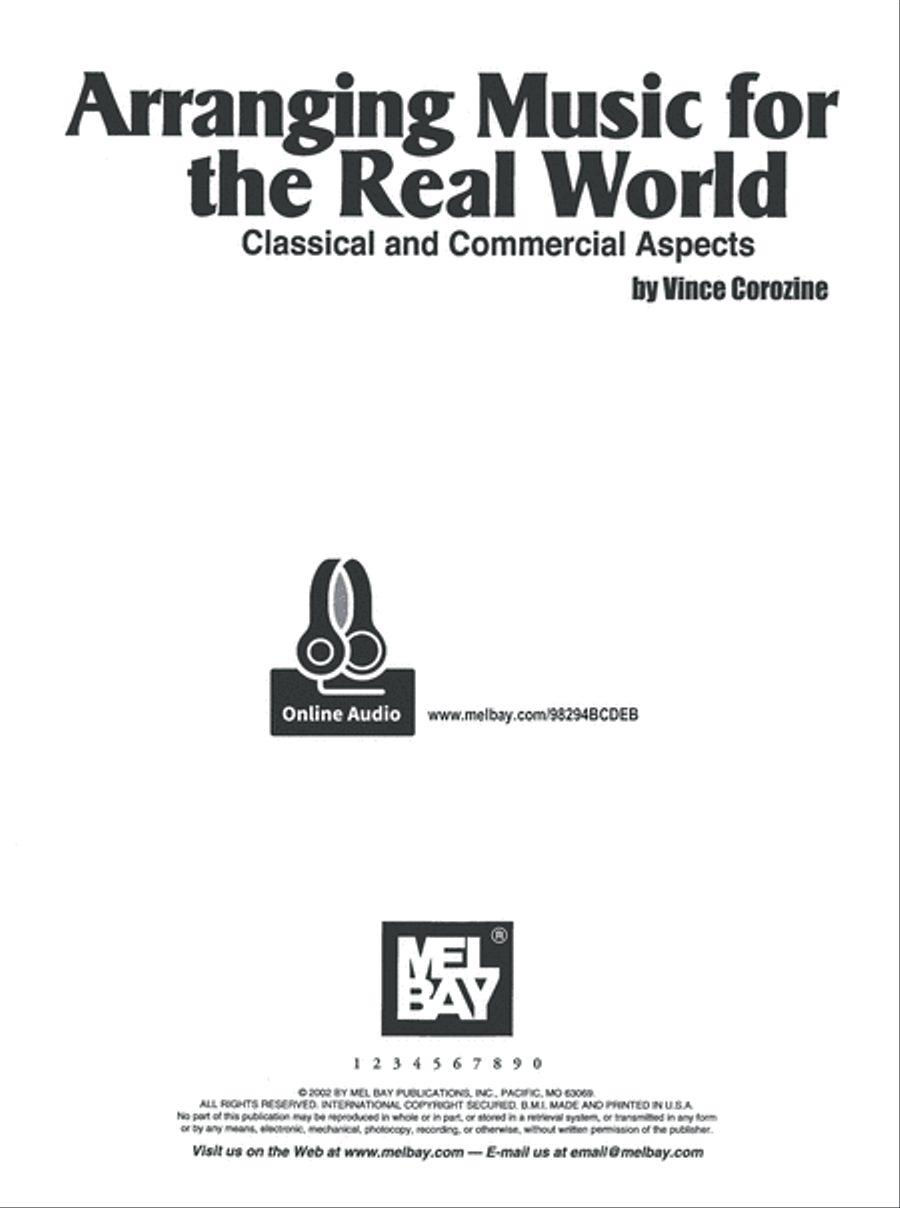 Arranging Music for the Real World Book and Digital Audio scores gallery preview page 7
