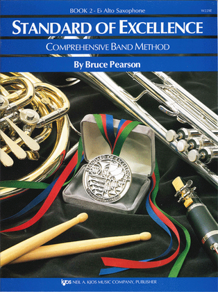 Book cover for Standard of Excellence Book 2, Alto Sax