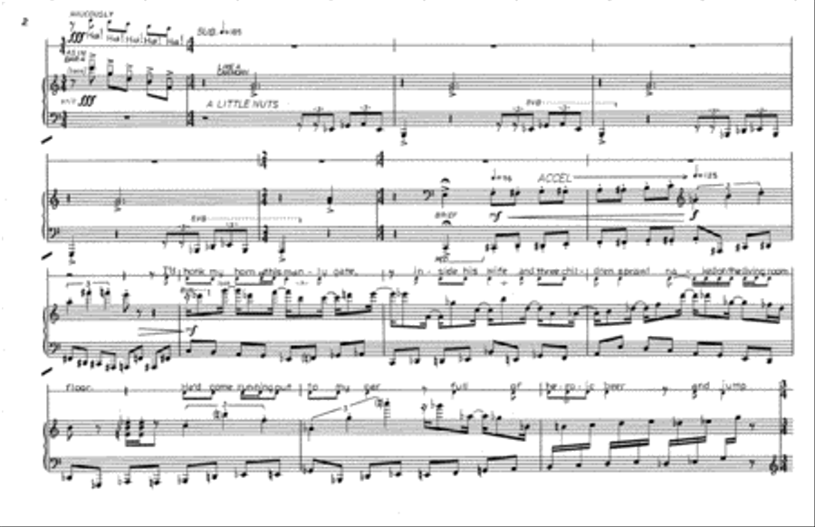 The Green Automobile Piano scores gallery preview page 2
