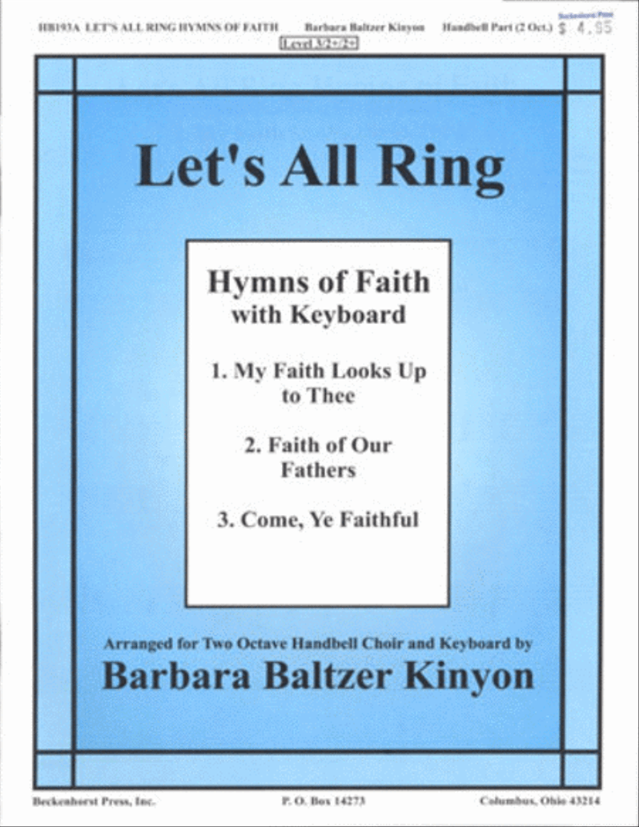 Let's All Ring Hymns of Faith 2-Octaves scores gallery preview page 1