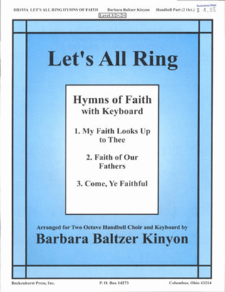 Book cover for Let's All Ring Hymns of Faith