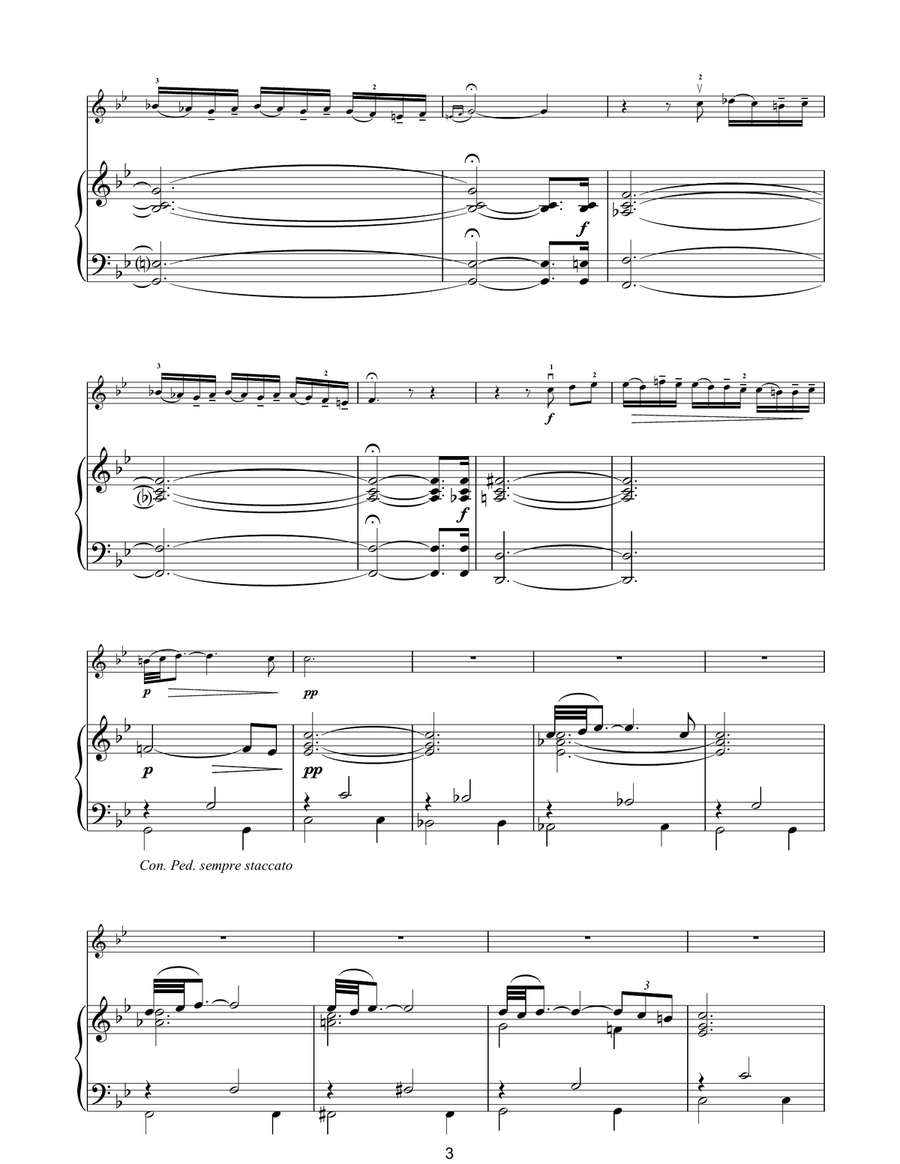Adagio In G Minor Piano scores gallery preview page 3
