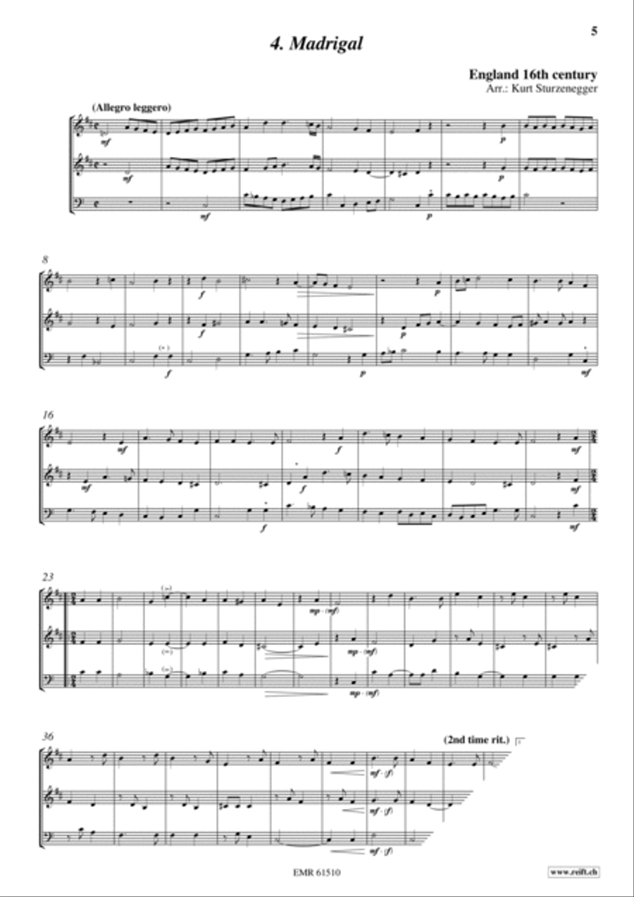 11 Trios Clarinet scores gallery preview page 5