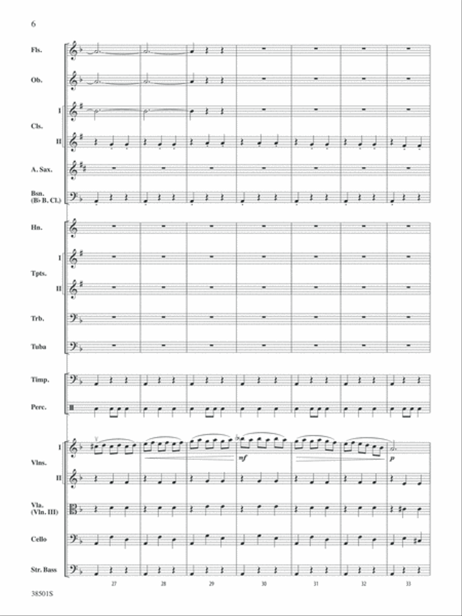 Aragonaise from Carmen: Score Full Orchestra scores gallery preview page 6