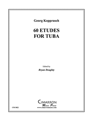 Book cover for 60 Etudes for Tuba