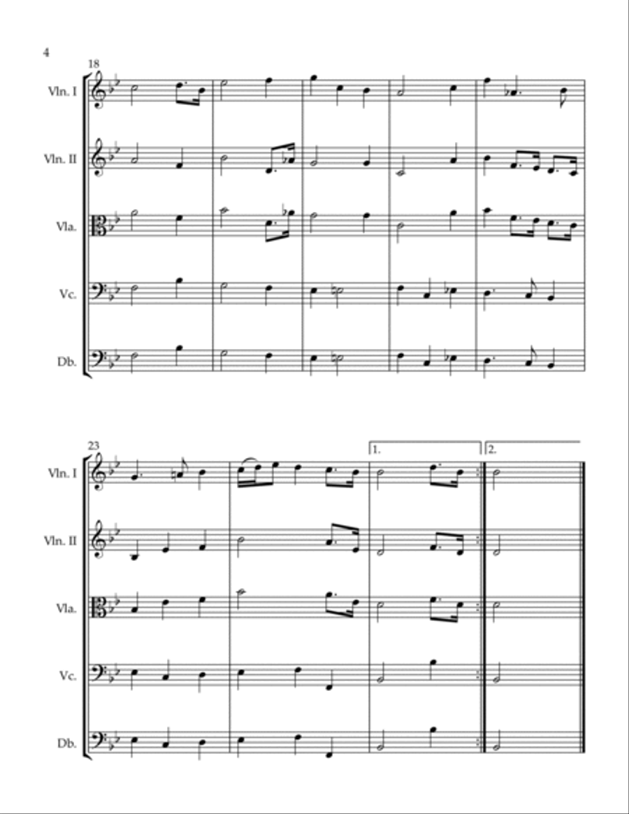 Alceste Ballo Primo String Orchestra scores gallery preview page 4