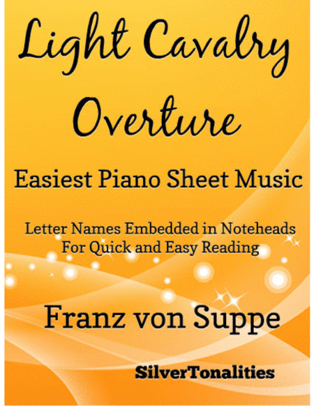 Light Cavalry Overture Easiest Piano Sheet Music