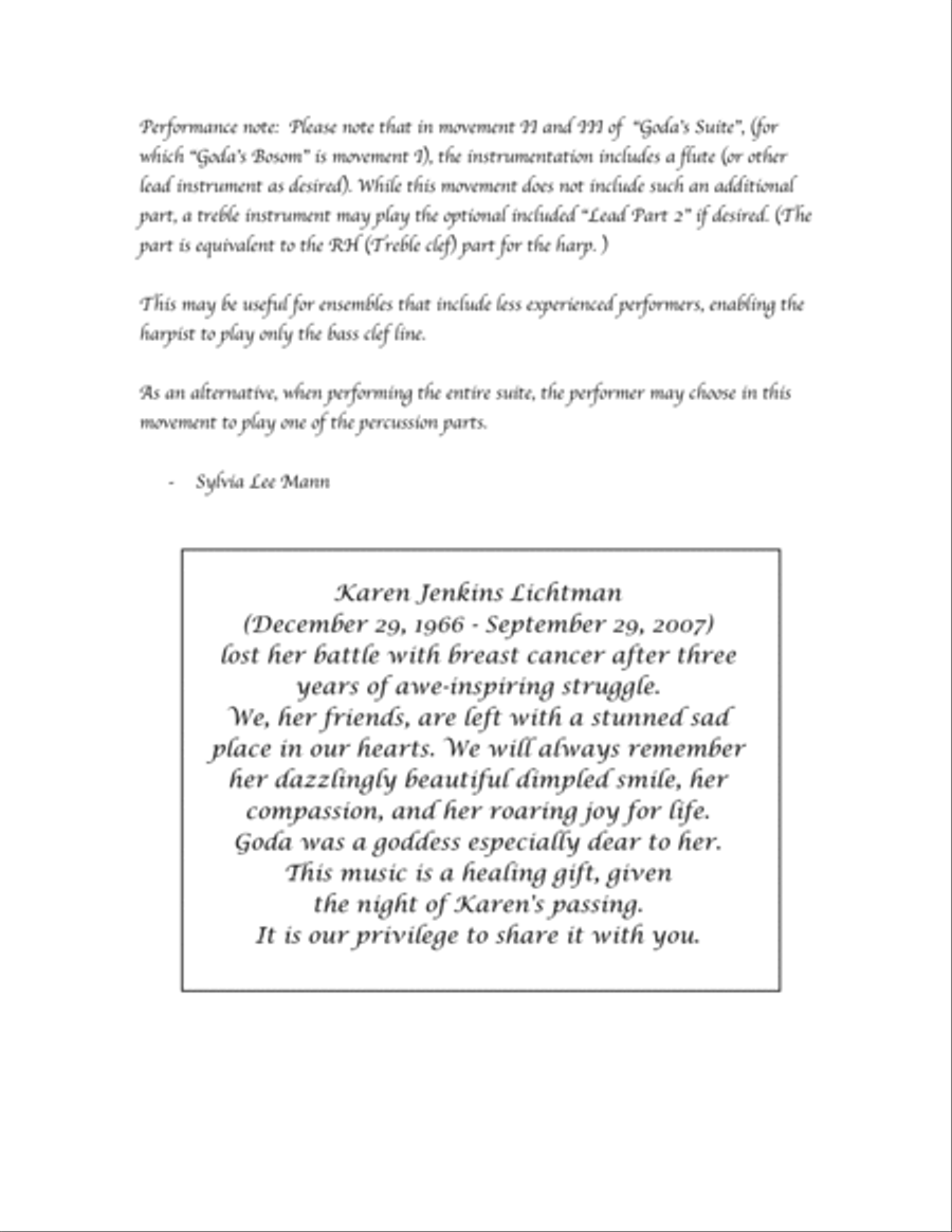 The Goda Suite Small Ensemble scores gallery preview page 4