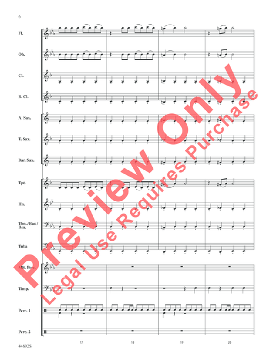 Zephyr Zephyr Concert Band scores gallery preview page 7