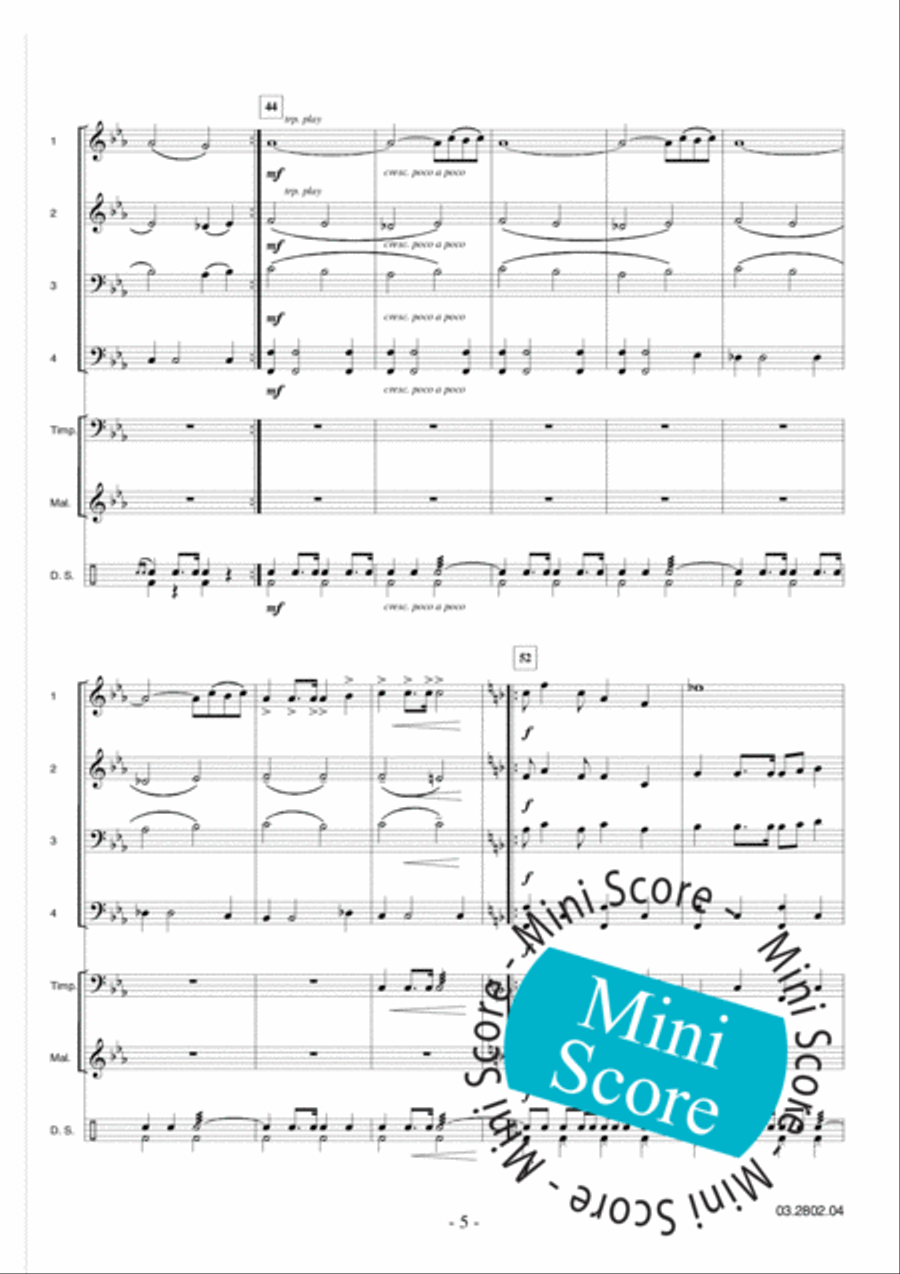 Adventure Games Concert Band scores gallery preview page 9