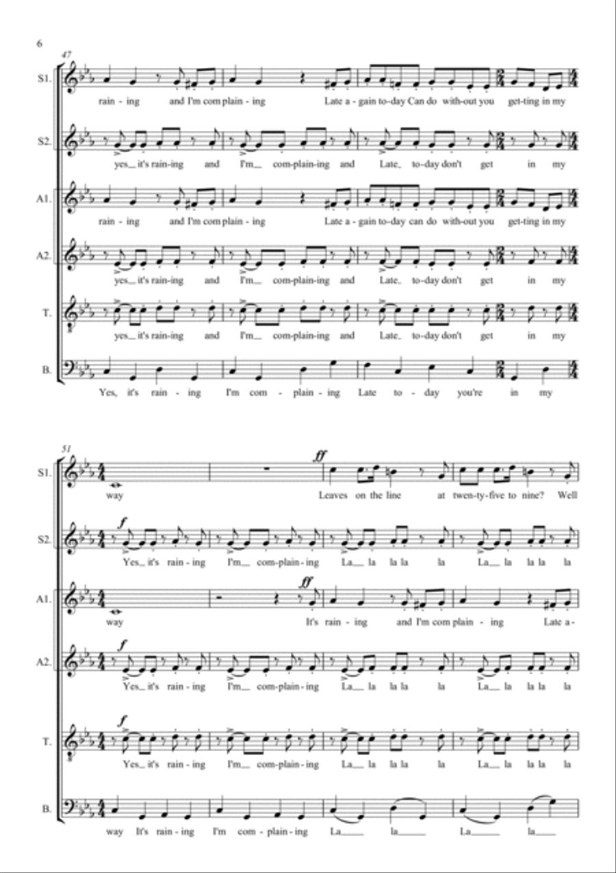Morning, Noon And Night Morning, Noon And Night Divisi scores gallery preview page 6