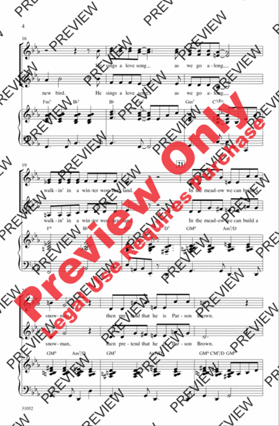 Christmas Pops Trio (A Medley) Women's Choir scores gallery preview page 4