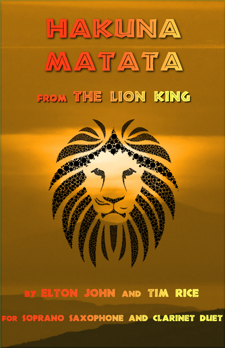 Hakuna Matata Woodwind Duet scores gallery preview page 1