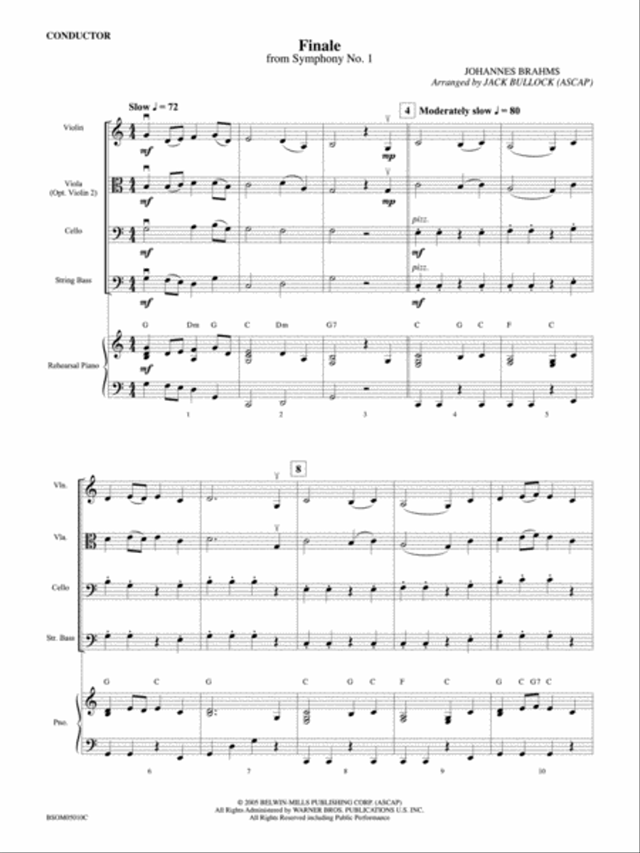 Finale (from Symphony No. 1) Finale (from Symphony No. 1) String Orchestra scores gallery preview page 7