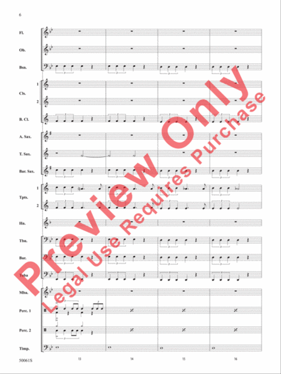 Enemy Concert Band scores gallery preview page 7