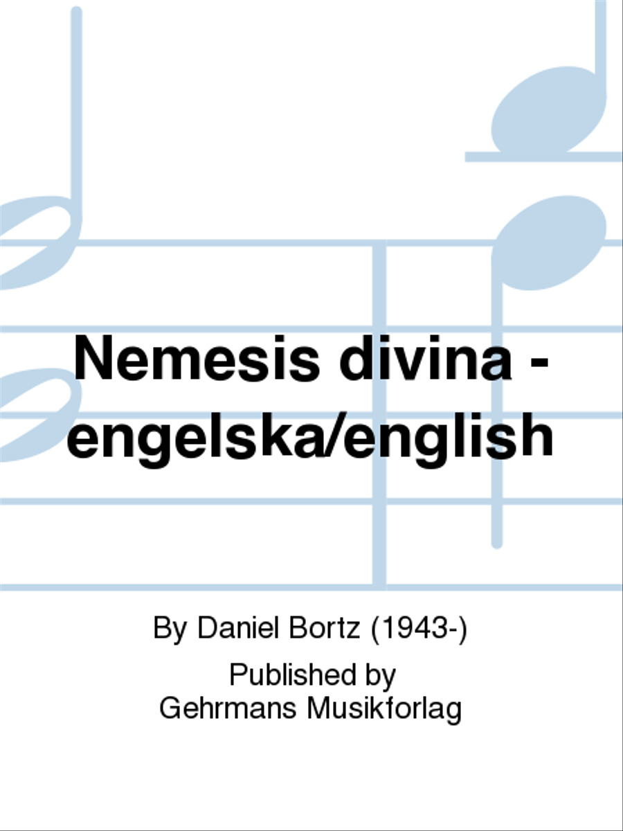Nemesis divina - engelska/english SSAATTBB scores gallery preview page 1