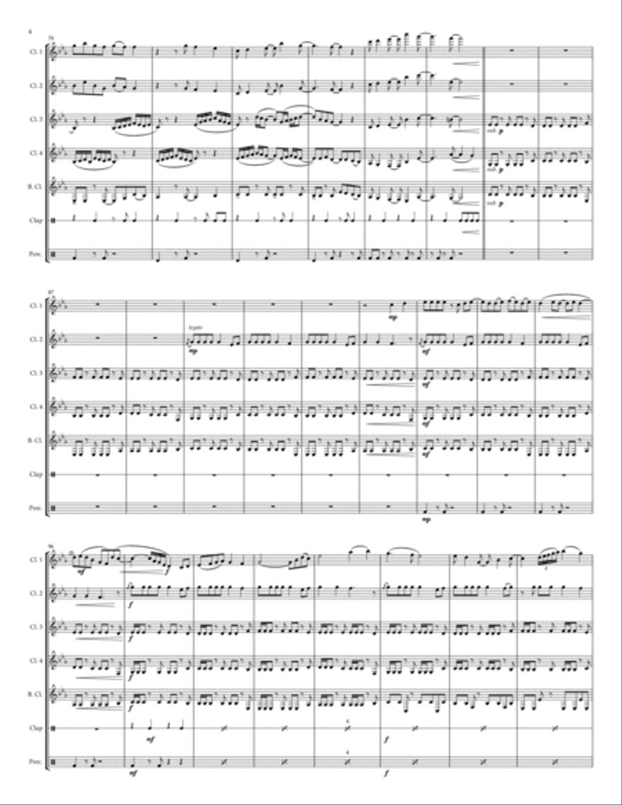 Stitches Woodwind Ensemble scores gallery preview page 4