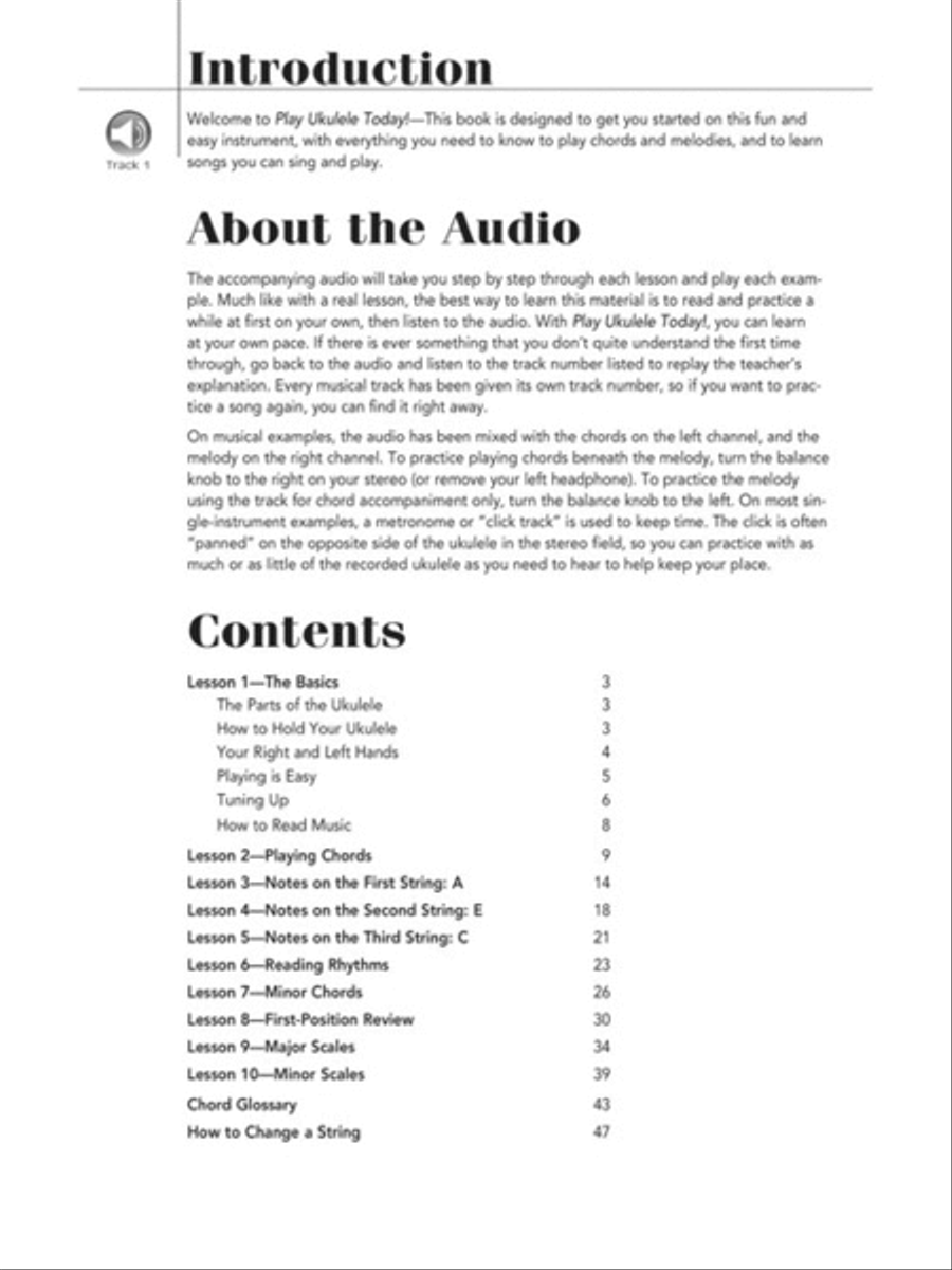 Play Ukulele Today! Beginner's Pack Ukulele scores gallery preview page 2