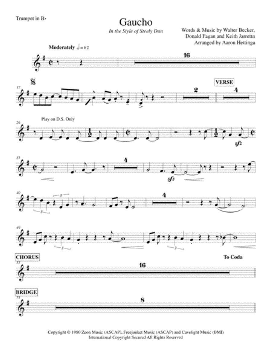 Gaucho Gaucho Small Ensemble scores gallery preview page 2