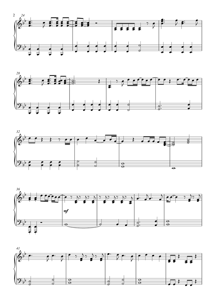 The Prodigal Piano Solo scores gallery preview page 2