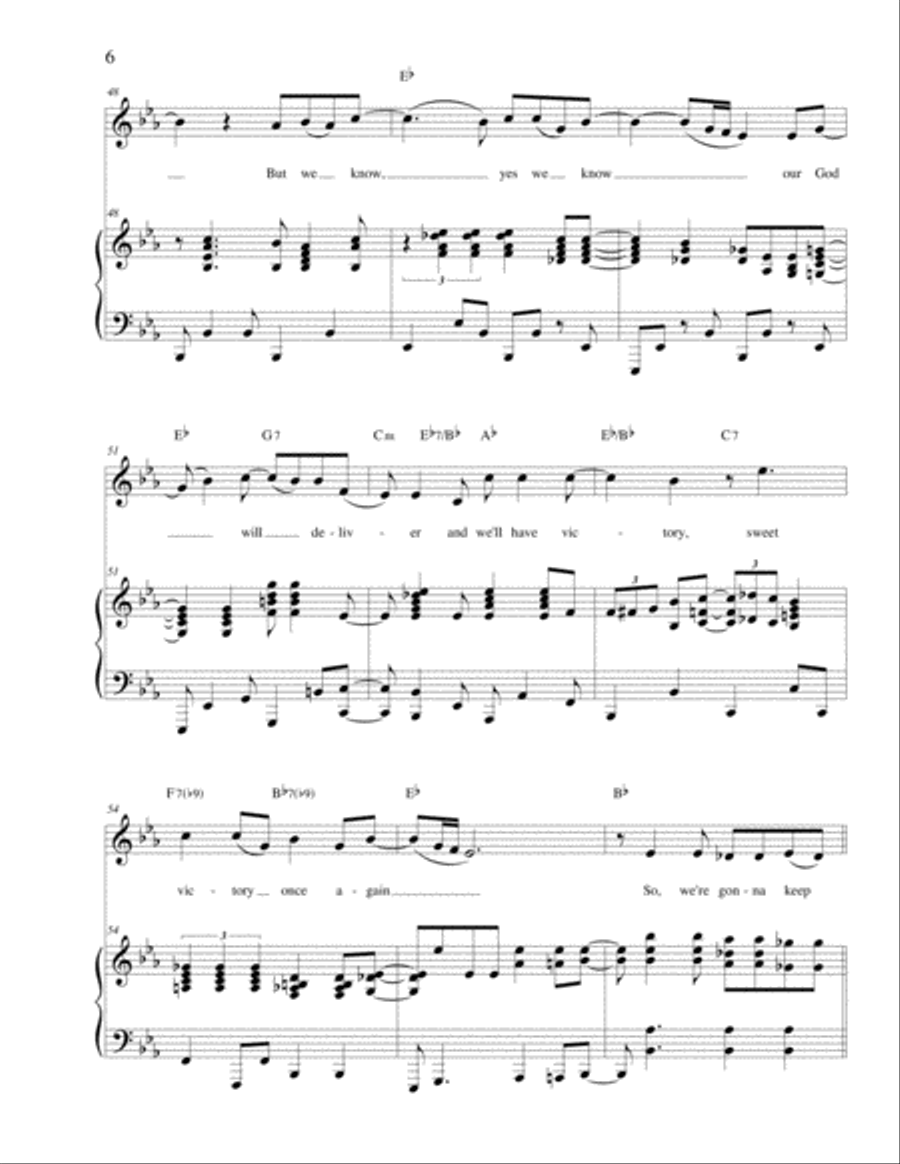 Walkin' With The Lord Walkin' With The Lord Piano, Vocal, Guitar scores gallery preview page 6