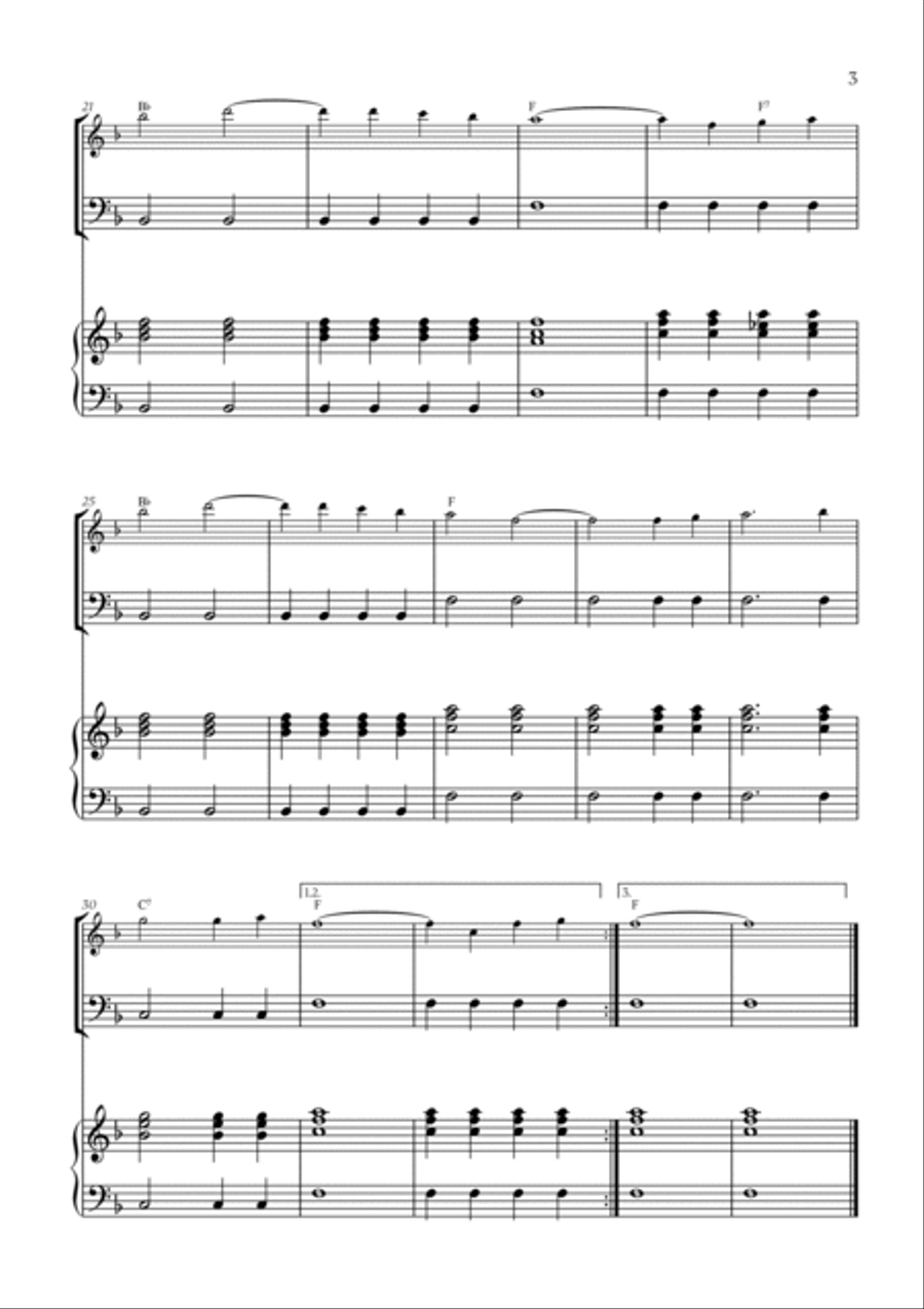 You Are My Sunshine You Are My Sunshine Trombone Duet scores gallery preview page 3