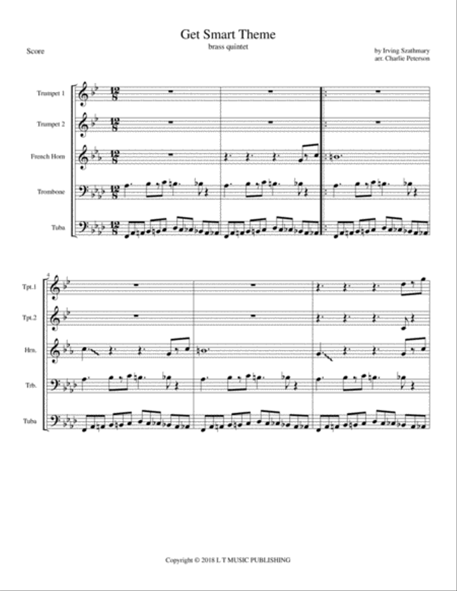 Get Smart Brass Ensemble scores gallery preview page 1