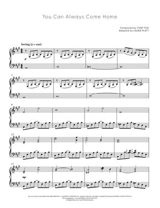You Can Always Come Home (DELTARUNE - Piano Sheet Music)