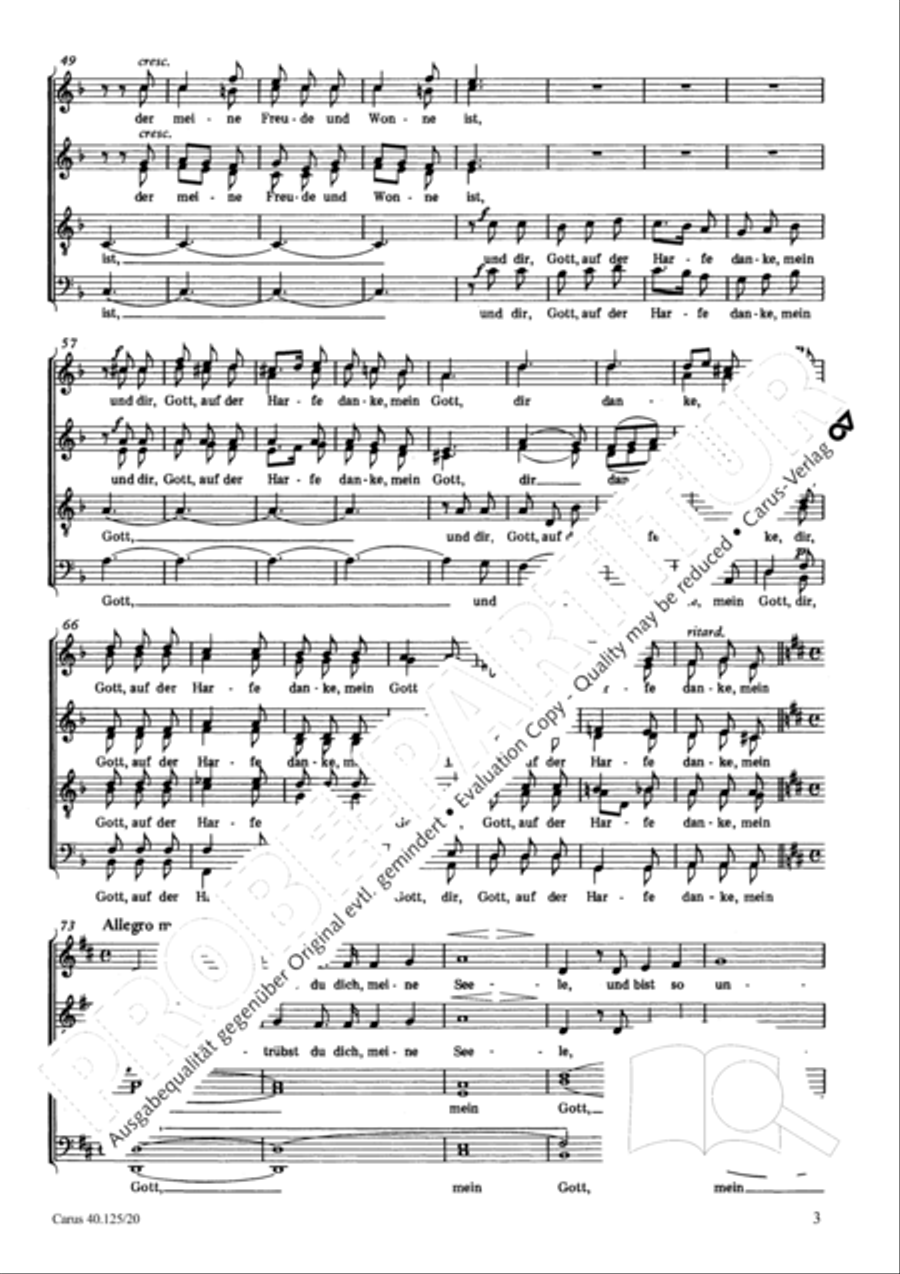 Judge me, o God - Psalm 43 (Richte mich Gott - Psalm 43) SSAATTBB scores gallery preview page 4