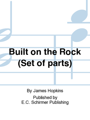 Book cover for Built on the Rock (Trumpet Parts)