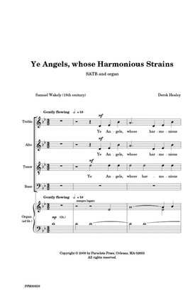 Ye Angels, Whose Harmonious Strains