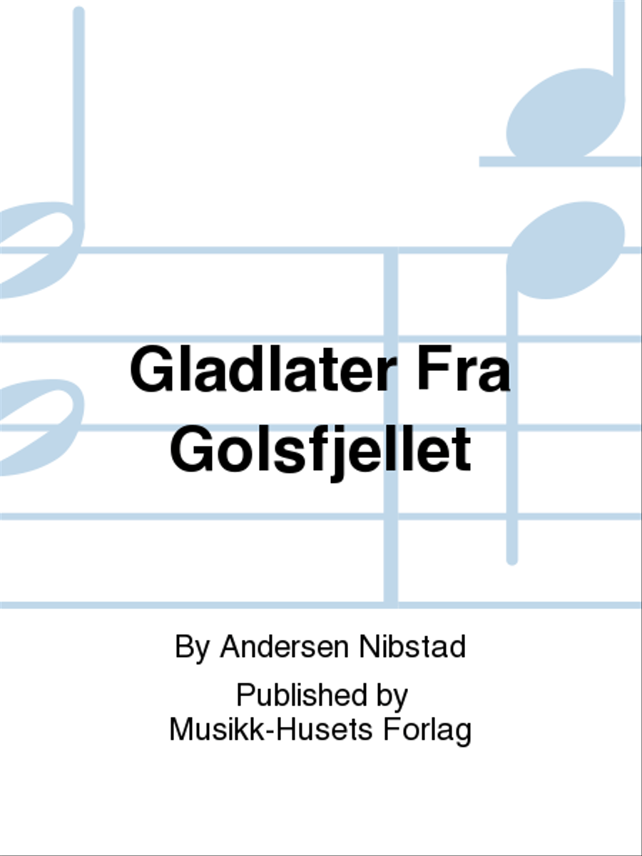 Gladlater Fra Golsfjellet Accordion scores gallery preview page 1