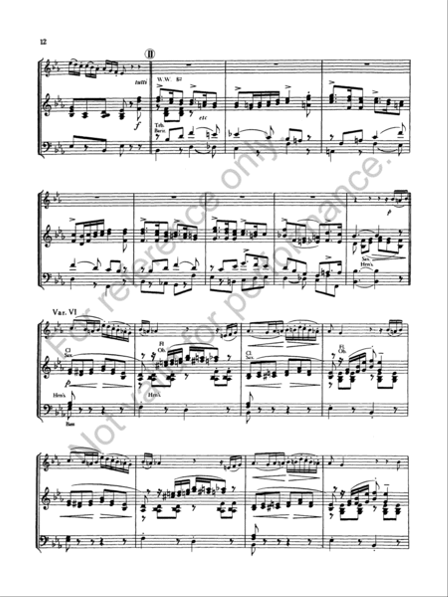 Carnival of Venice Concert Band scores gallery preview page 13