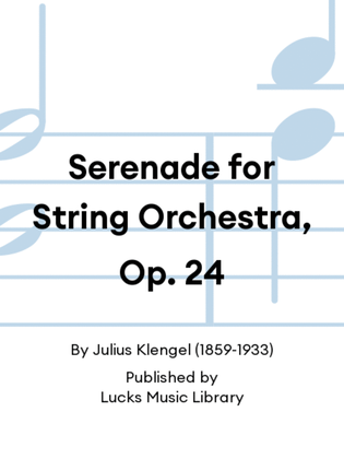 Serenade for String Orchestra, Op. 24