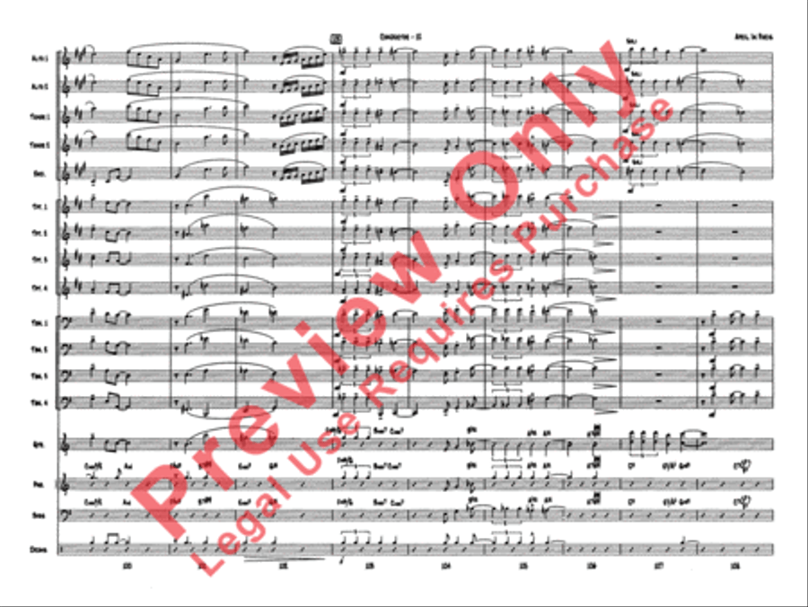 April in Paris Jazz Ensemble scores gallery preview page 15