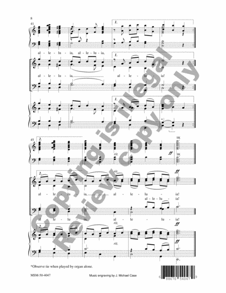 Good Christian Friends, Rejoice and Sing (Choral Score)