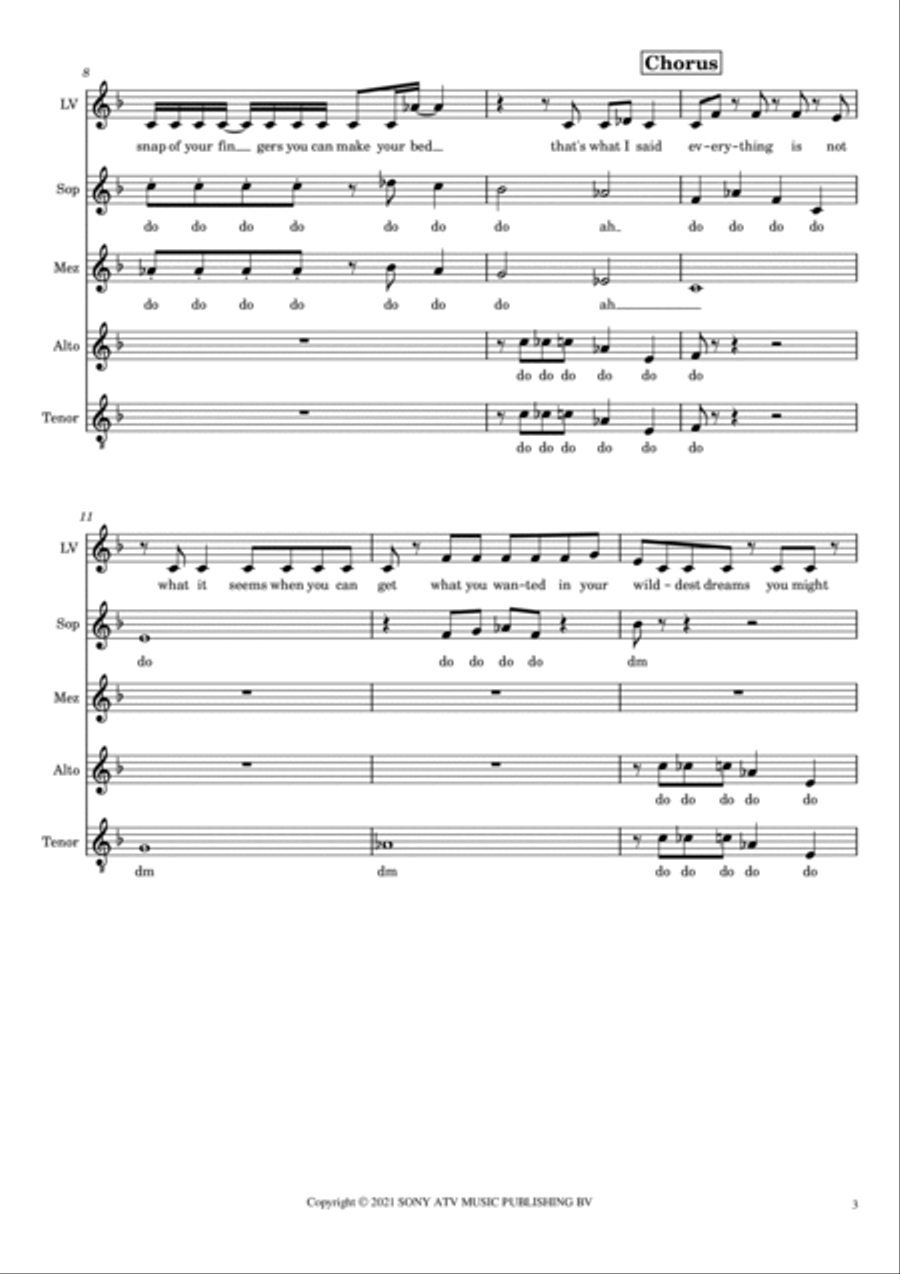 Wizards Of Waverly Place Wizards Of Waverly Place 4-Part scores gallery preview page 3