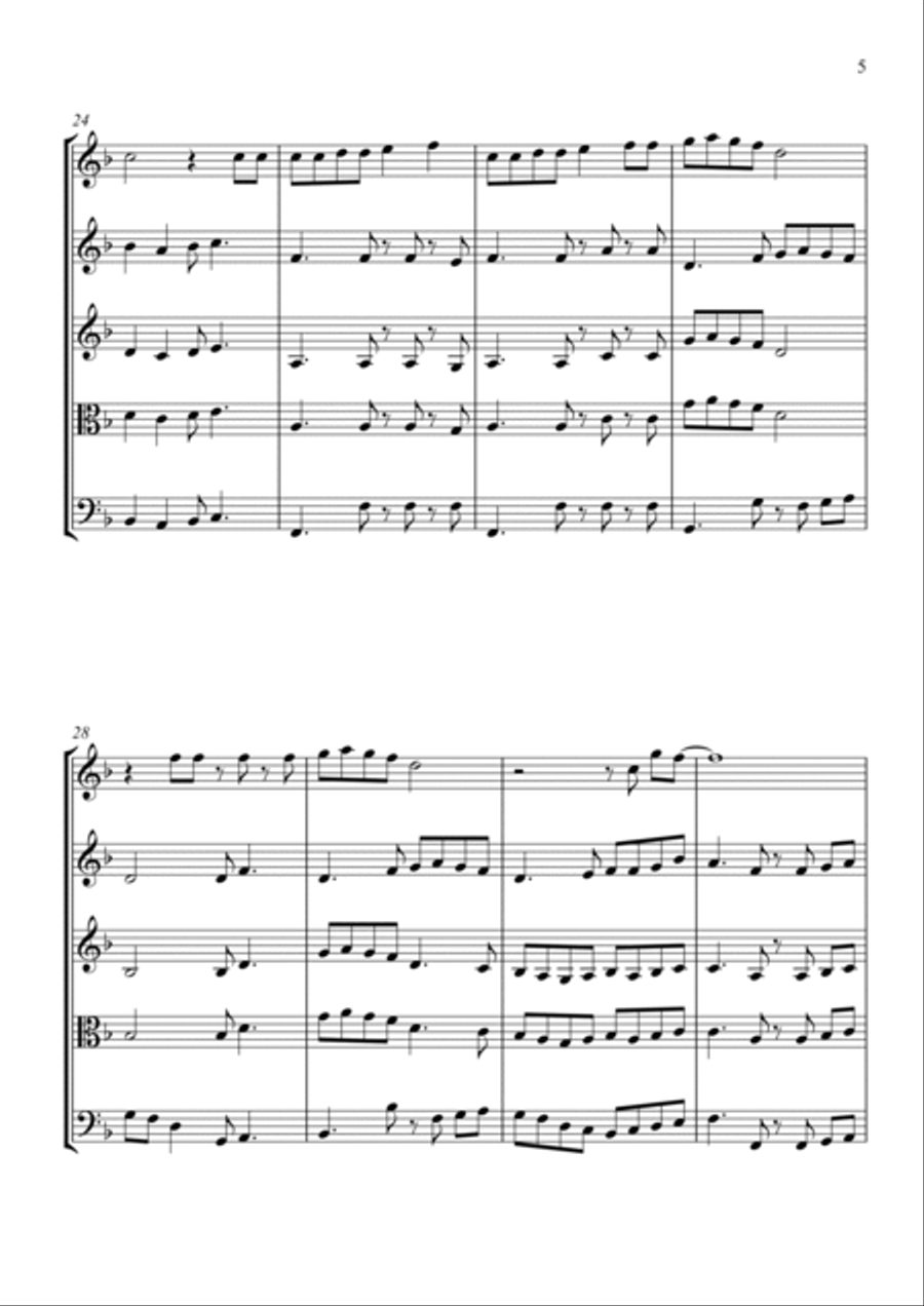 Marry You Marry You String Quartet scores gallery preview page 5