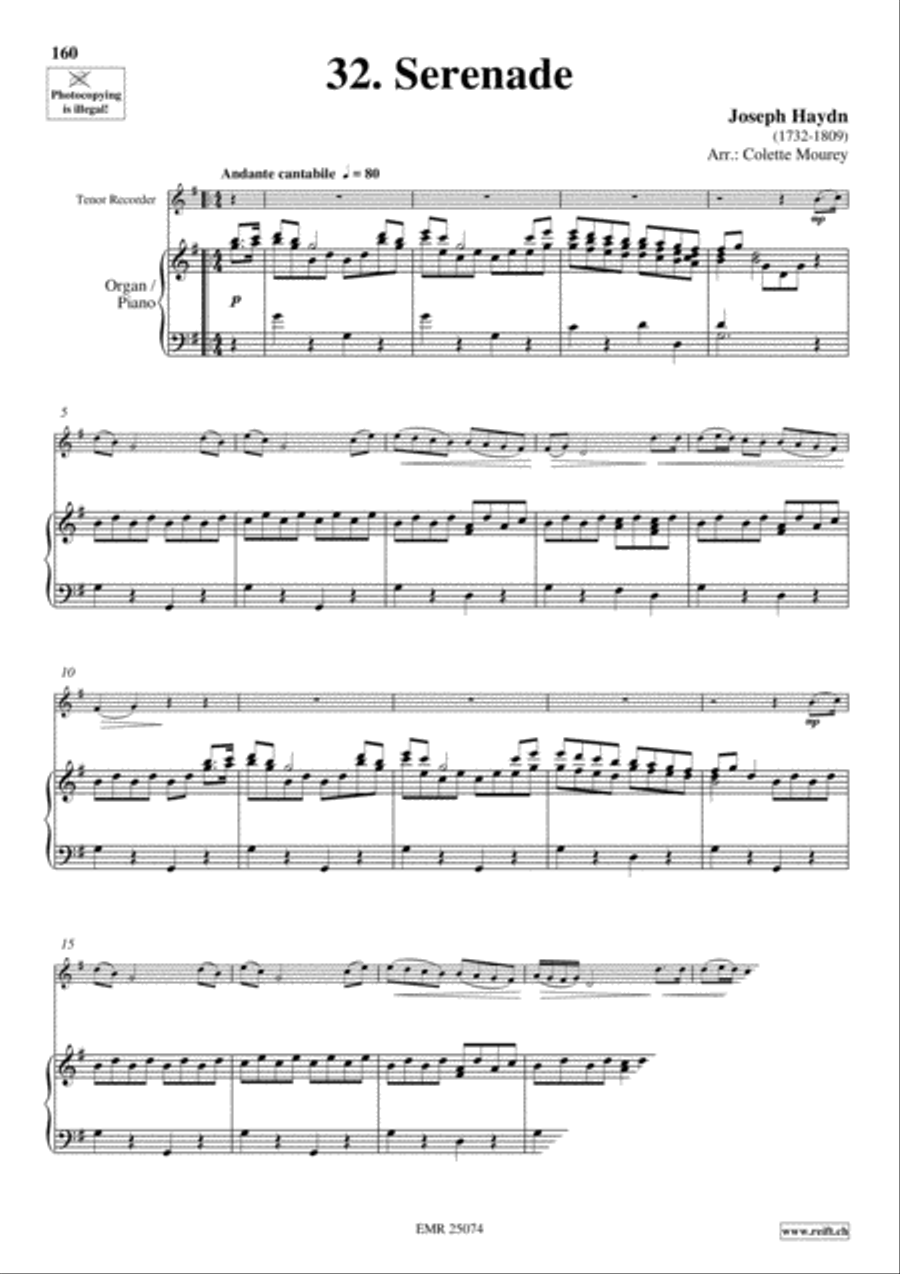 40 Greatest Classic Hits Vol. 4 Tenor Recorder scores gallery preview page 4
