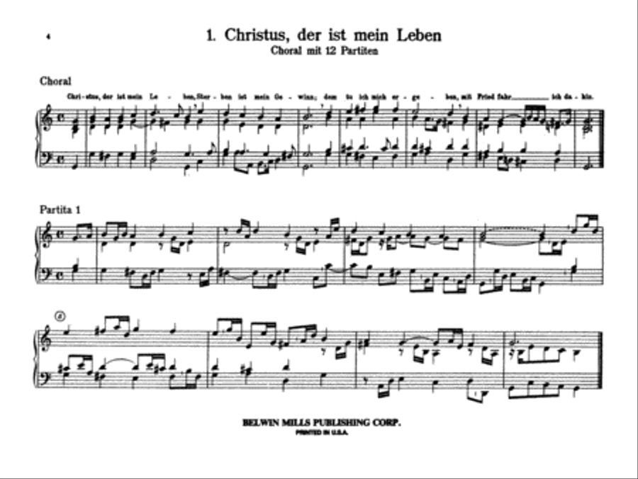 Pachelbel: Selected Organ Works, Volume IV Organ scores gallery preview page 1