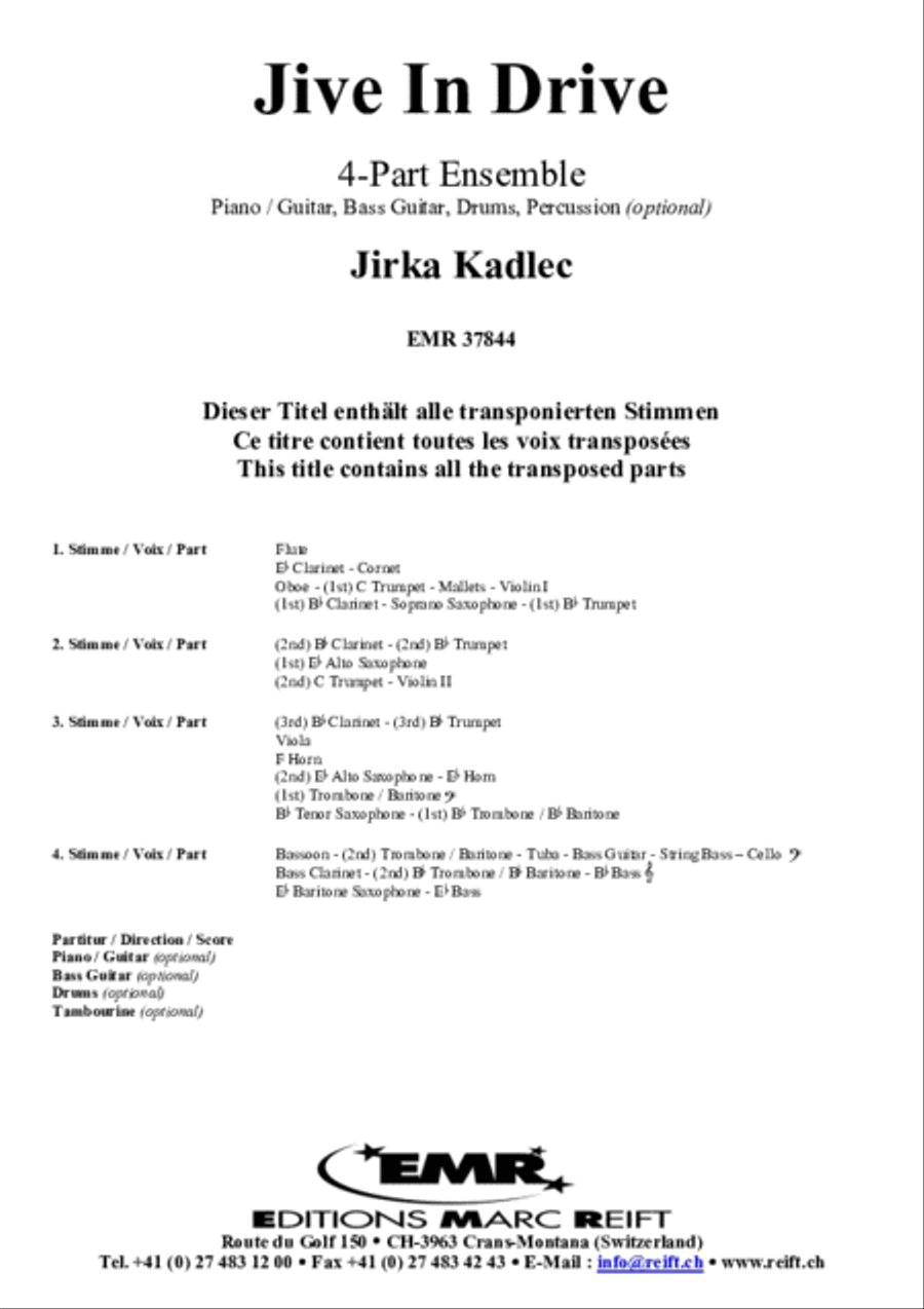 Jive In Drive Jive In Drive Concert Band scores gallery preview page 2