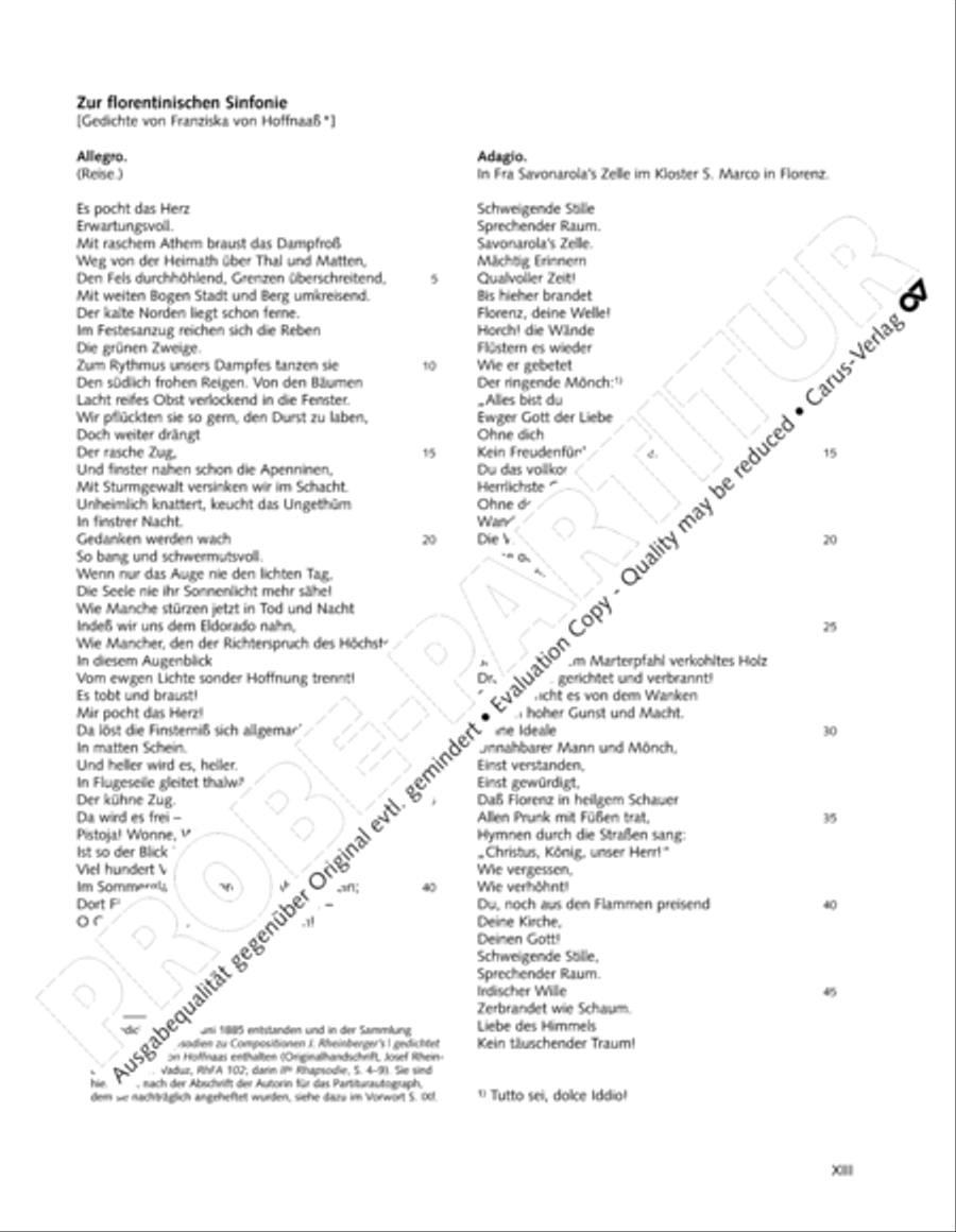 Rheinberger (Gesamtausgabe, Bd. 24) Orchestra scores gallery preview page 14