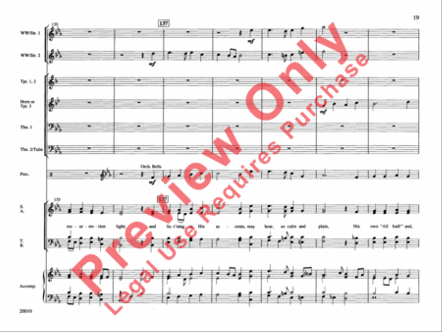 He Is Risen! Choir scores gallery preview page 20