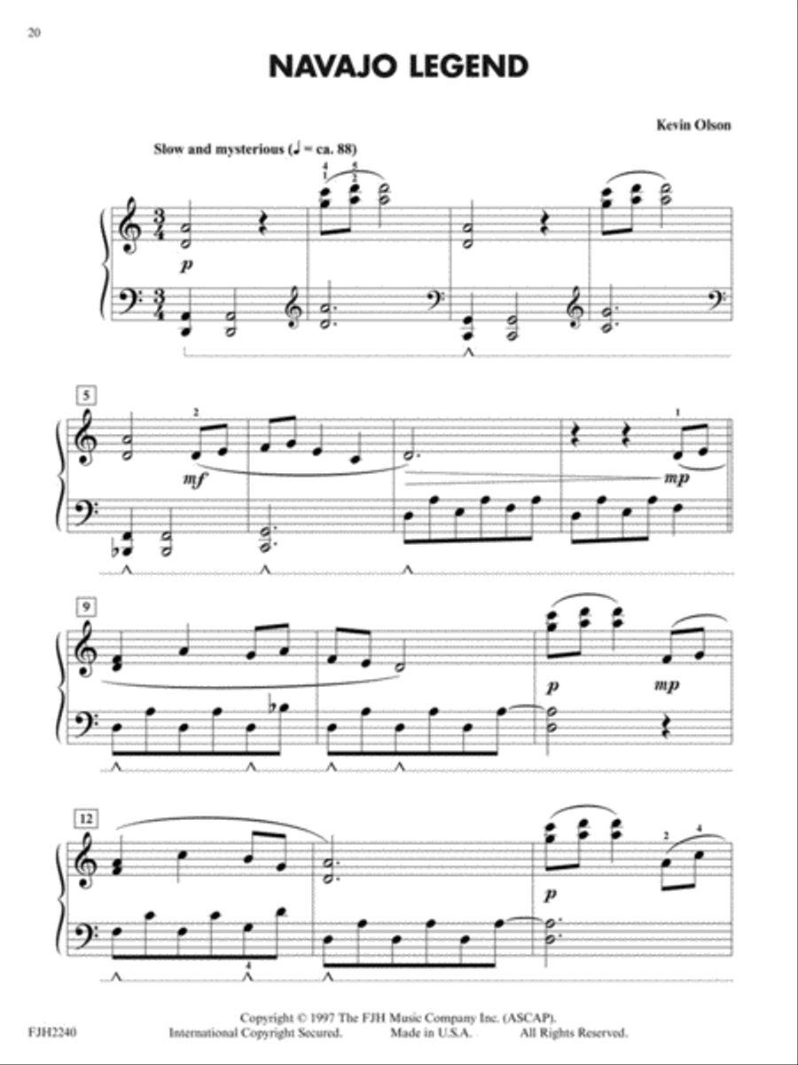 FJH Federation Favorites, Book 4 Piano Solo scores gallery preview page 3