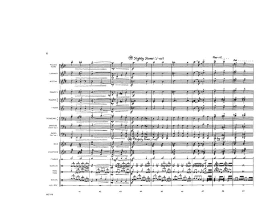 The Navy Hymn Marching Band scores gallery preview page 7